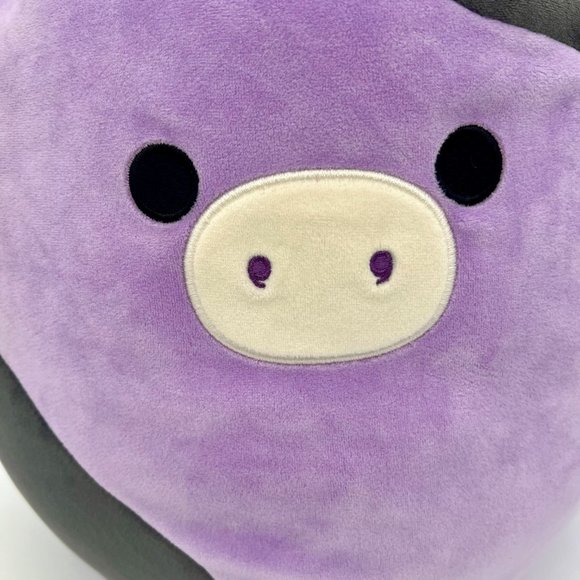 NWT 🥀 12" Alexie the Black and Purple Cow Squishmallow - Picture 10 of 10